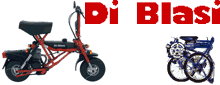 Di Blasi moped and bicycle
